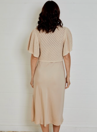 Kay Sweater Dress Combo in Linen