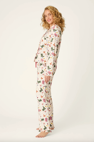 Saddle Up Western Print Long Sleeve PJ Set