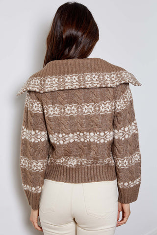 Brighton Cardigan in Umber Combo