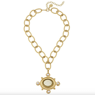 Venetian Glass Bee Elegant Pendant Necklace