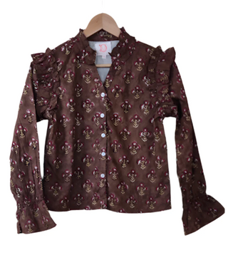 Nora Top in Espresso