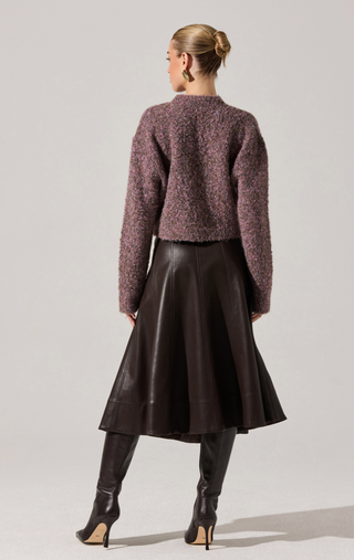 Zhuri Skirt in Dark Brown