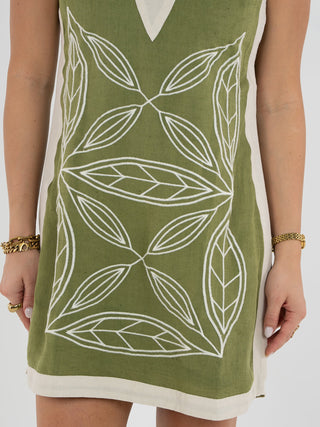 Emily Shift Dress in Cardamom