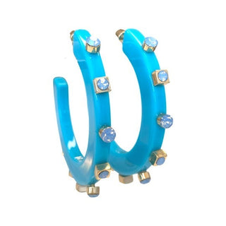 Large City Girl Jewel Hoop