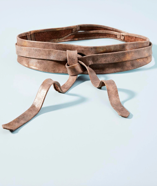 Wrap Belt - Truffle | Adjustable Os | Leather Rich Neutral