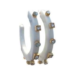 Large City Girl Jewel Hoop