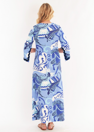 Cassandra Dress in Nouveau Lapis