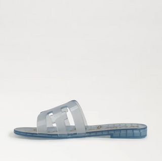 Bay Jelly Slide Sandal in Azure Blue