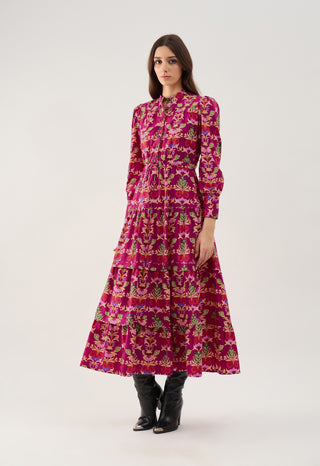 Sissi Dress in Holly Berry