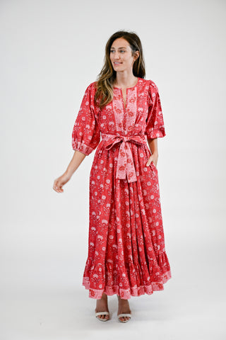 Laurel Dress in Merlot