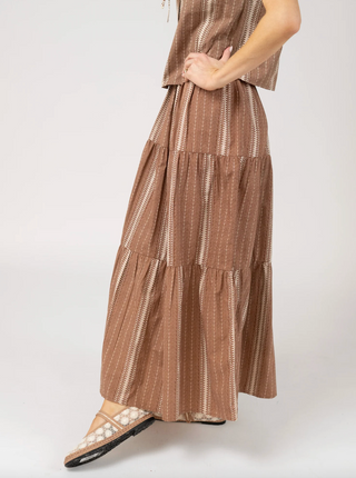 Abby Skirt in Brown Arrow