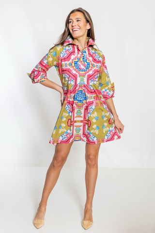 Surcie Blythe Empire Short Dress