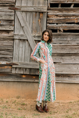 Classic Shirt Dress in Bramble