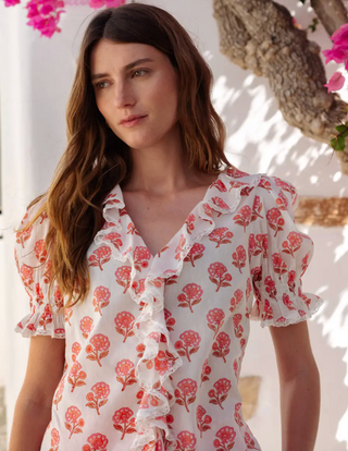 Rosie Blouse in Desert Blush