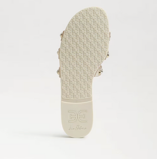 Bay Jelly Slide Sandal in Transparent Ivory