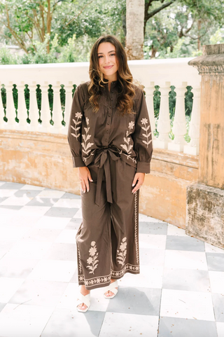 Verity Blouse in Sandstone