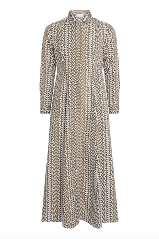 Classic Shirt Dress in Driftwood