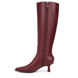 Yulia Knee High Boot in Chianti Leather