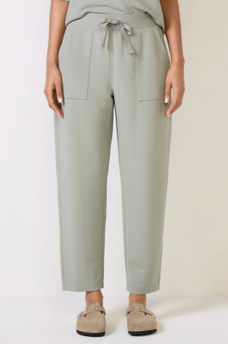 Spanx Airessentials® French Rib Wide Leg Pant in Light Sage