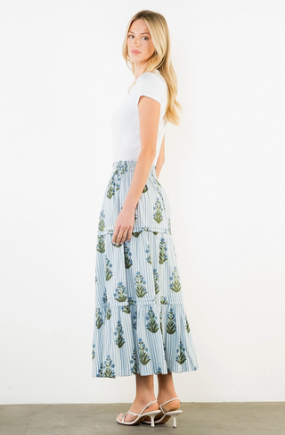 Charleston Wildflower Maxi Skirt