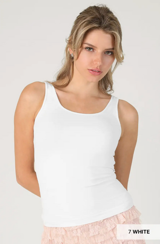 Short Length Tank in White