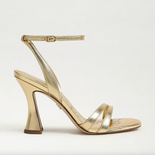 Junie Strappy Sandal in Amber Gold