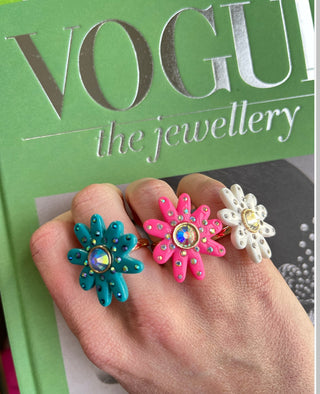 Imperfect Floral Ring