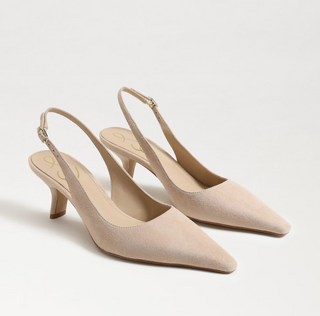 Bianka Slingback Pump in Cappuccino Suede