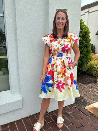 Arianna Dress in Vibrant Summer