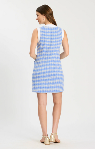 Kirk Knit Dress in Vista Blue