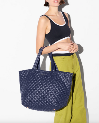 Large Metro Tote Deluxe in Navy
