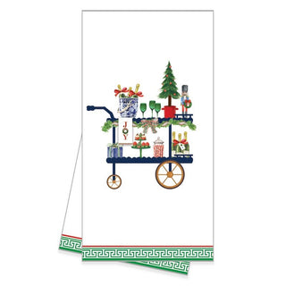 Christmas Bar Cart Tea Towel