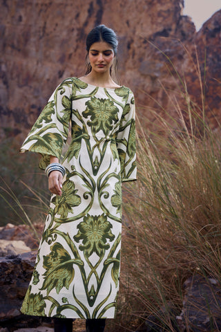 Camelia Dress in Rosemore Olive