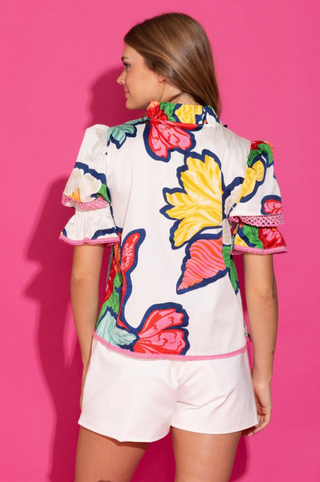 Lottie Top in Cloud Bouquet