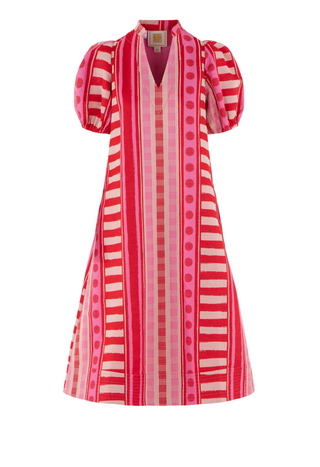 Hampton Dress in Peach Jubilee