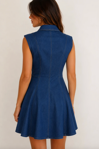 Albie Dress in Denim