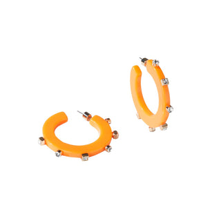 Large City Girl Jewel Hoop
