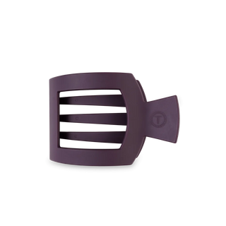 Medium Flat Square Clip - Burgundy Bliss