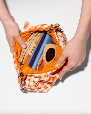 Micro Sutton in Sunset Orange Gingham