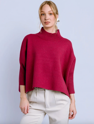 Aja Sweater in Hibiscus