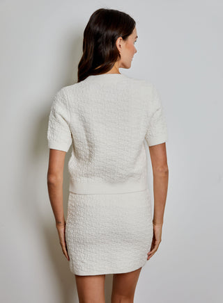 Welt Pocket Solid Skirt in Canvas