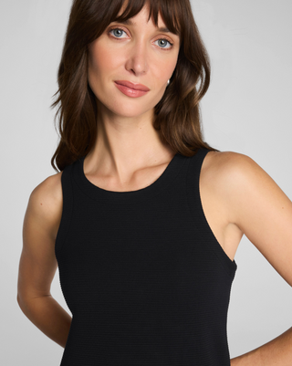 Spanx Airessentials® French Rib Maxi Tank Dress in Black