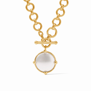 Honeybee Demi Necklace-Pearl-OS