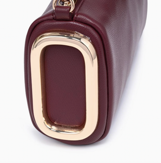 Luciana Shoulder Bag in Burgundy