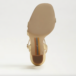 Junie Strappy Sandal in Amber Gold
