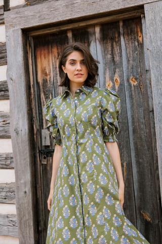 Rosie Dress in Verdant