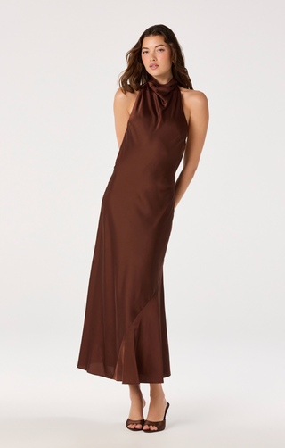 Mackenzi Dress in Brown