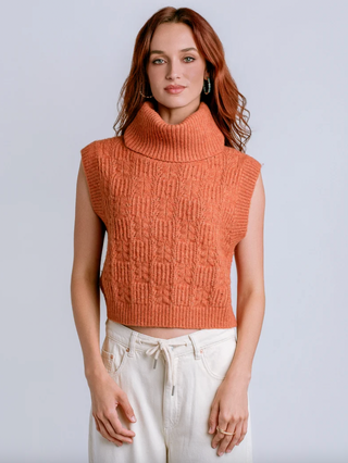 Marlene Top in Burnt Orange