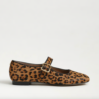 Michaela Mary Jane Flat in Leopard