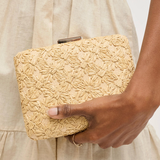 Raffia Summer Clutch Bag